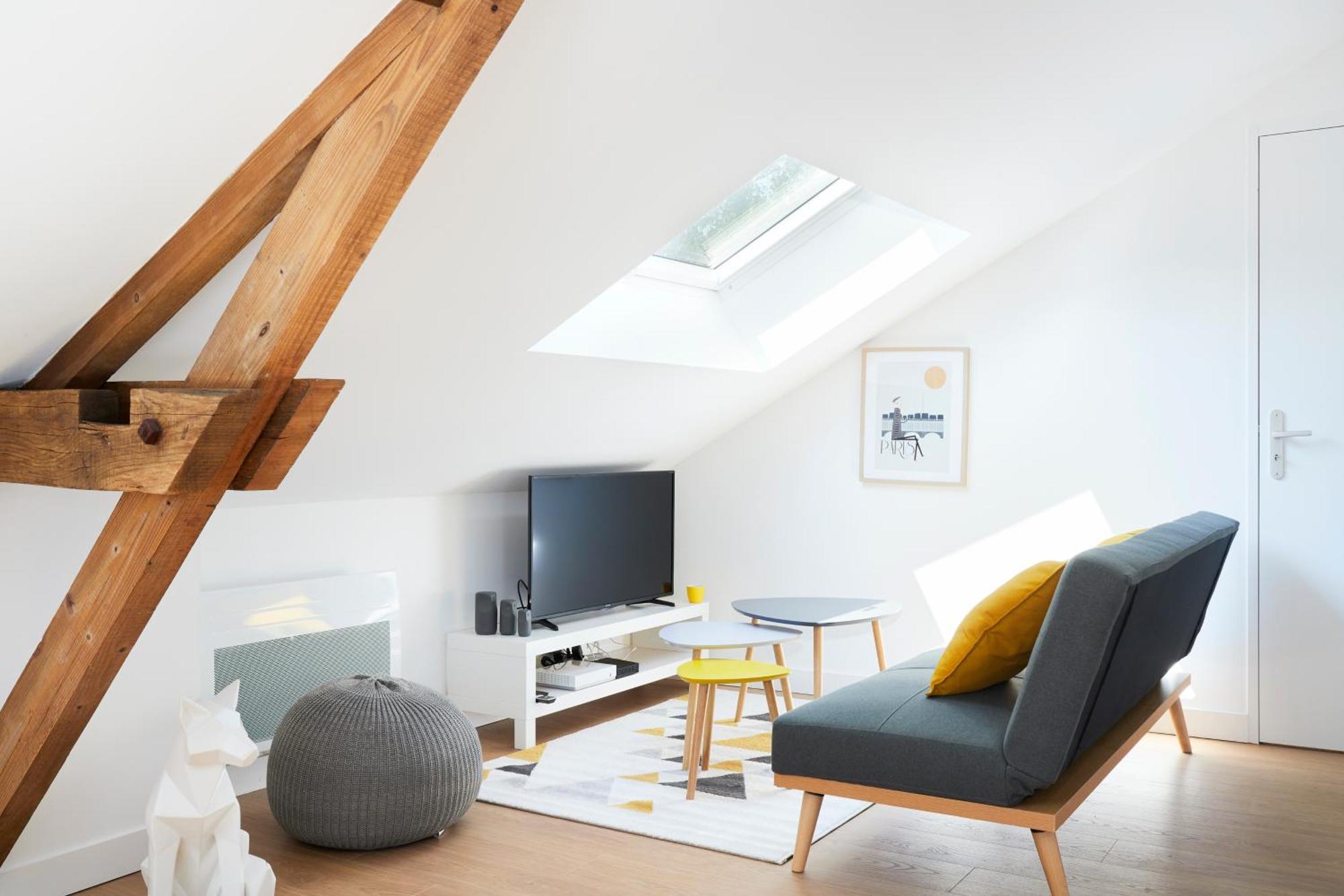 Minuit A Paris - Wifi Fibre/Linge/Parking Apartment Chateaubriant Bagian luar foto